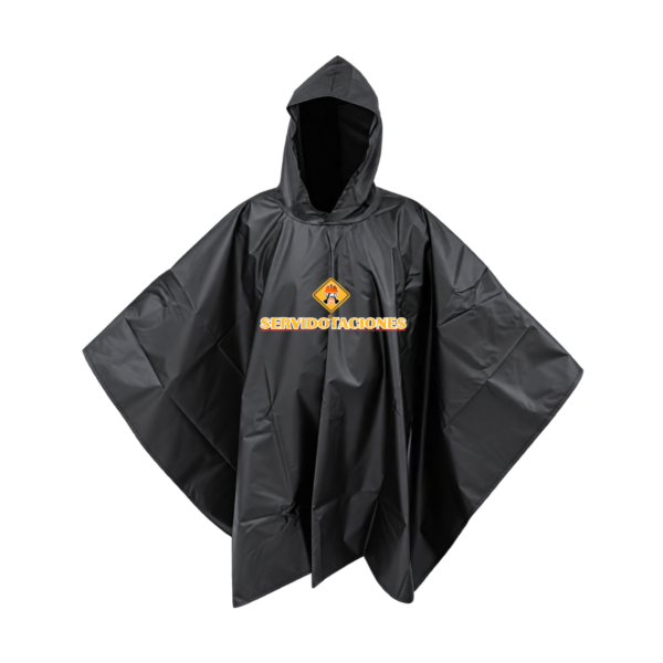 Capa impermeable negra Capa Impermeable Negra