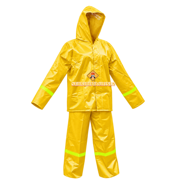 Conjunto impermeable dos piezas amarillo Conjunto Impermeable Amarillo