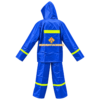 Conjunto impermeable dos piezas azul espalda Conjunto Impermeable Azul