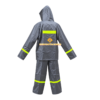 Conjunto impermeable dos piezas gris espalda Conjunto Impermeable Gris