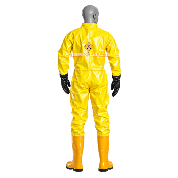 Overol escafandra espalda pvc Overol Escafandra PVC CL25 Con Bota de Seguridad