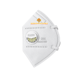 Tapaboca KN95 Blanco Válvula