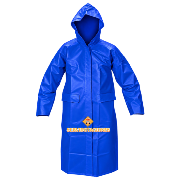 abrigo impermeable auzl rey Abrigo iImpermeable Azul