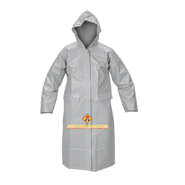 abrigo impermeable gris Abrigo Impermeable Gris