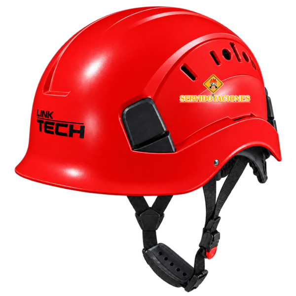 Casco Rescate Rojo