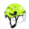 casco verde visor Visor Casco Rescate