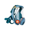 Respirador facial teal con visor transparente Respirador ABEK1 Maverick Full Face