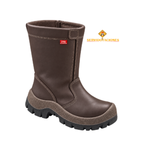 Bota Soldador Cremallera Dielectrica Seg. Café